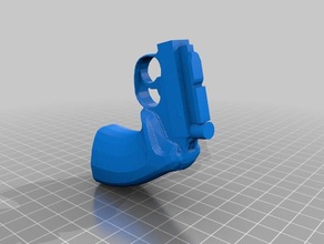 beyblade ráfaga lanzador de manejar tt 3d la impresión beyblades 3d print model - Mito3D