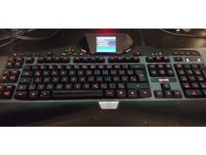g19 tastatur barulho links computador pés teclado logitech 3d print model - Mito3D