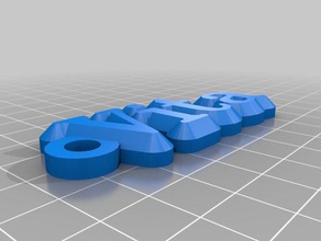 benim isim Anahtarlık vita özelleştirilmiş organizasyon 3d print model - Mito3D