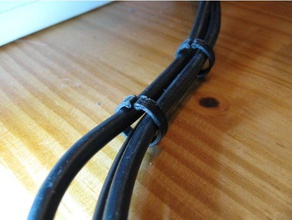 cable de lazo organización clip 3d print model - Mito3D