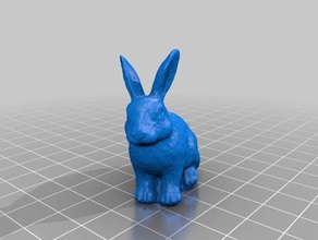 bunny hayvanlar 3d tarama hare oyuncak 3d print model - Mito3D