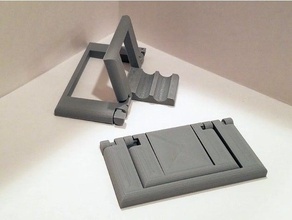 paramétrique pliage stand pour téléphone mobile nsfw pip imprimer la place 3d print model - Mito3D