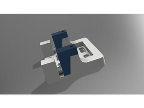 graupner hbs660bb-mg servo holder rc vehicles mount 3d print model - Mito3D
