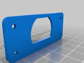 tampa de bloqueio porta partes 3d print model - Mito3D