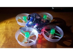 simplecammount 3d baskı gerçek mikro quadcopter tinywhoop minik haykırış 3d print model - Mito3D