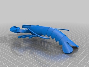 m le homard 3d l'impression 3d print model - Mito3D