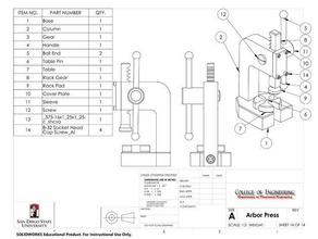 arbor press andere 3d print model - Mito3D