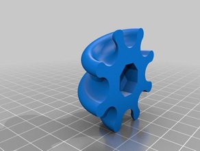 octasphericon octagonal sphericon toys games 3d print model - Mito3D