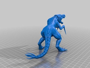 nyssholora le creature alien in miniatura monster predatore gioco di ruolo rpg scifi starfinder tyrannosaurus rex 3d print model - Mito3D