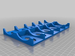 el descenso de la tarjeta organizador delgada 3d impresión 3d print model - Mito3D