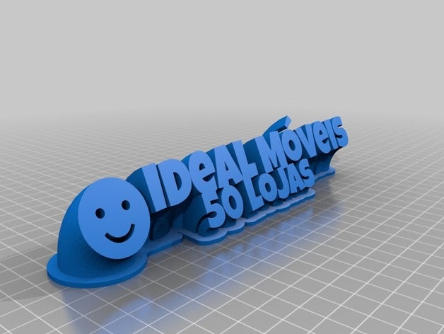 ideal moveis de la oficina personalizado 3D print model - Mito3D