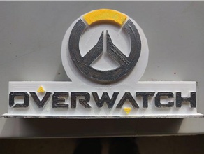 overwatch logotipo jogos 3d print model - Mito3D