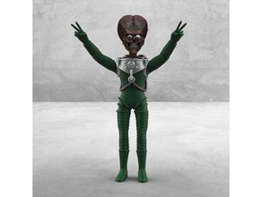 mars attacks alien creatures green men monster space 3d print model - Mito3D