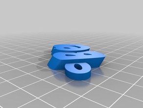 azul-ben organização personalizado 3d print model - Mito3D