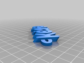 blue-keisha organization customized 3d print model - Mito3D