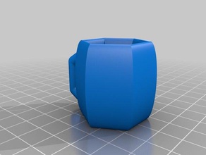 hexa mug kitchen dining coffee vase 3d print model - Mito3D