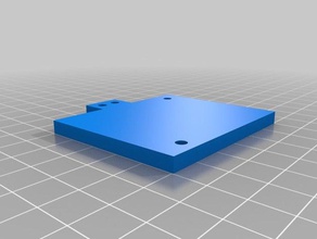 anet a6 extrusora ventoinha da placa de montagem 3d a impressora partes 3d print model - Mito3D