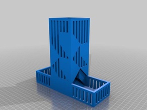anticlockwise dice tower boardgame game 3d print model - Mito3D