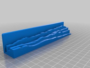 letterholder alpstein serra panorama office 3d print model - Mito3D