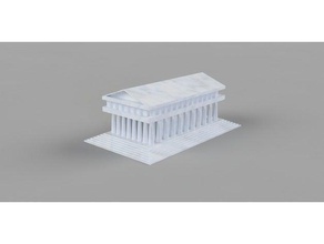 parthenon hidden box 20 buildings structures ancient greece storage temple 3d print model - Mito3D