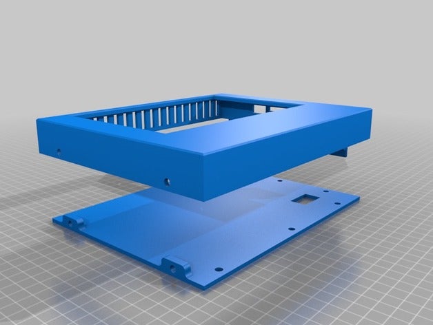 mks tft70 geh&aumluse 3d printer parts 2020 2040 enclosure gehuse holder sd card 3D print model - Mito3D