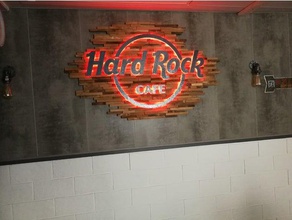 lettres cafe verter panneau de hard rock decoración 3d print model - Mito3D
