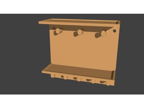 key shelf organization 3d print model - Mito3D