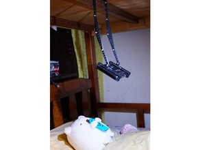 ns nintendo interruptor de la cama gancho soporte jugar bajo los juguetes juegos 3d print model - Mito3D