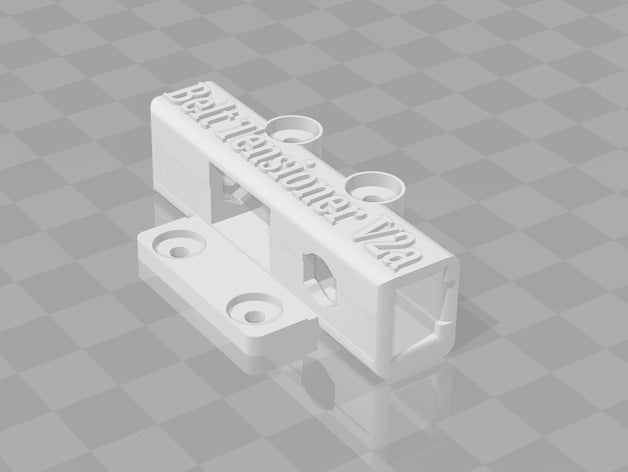 delta lineal ferroviario de transporte adaptador gt2 6 mm ancho 2 pitch cinturón tensionerused wduets inteligente efectoras pcb 3d la impresora partes 3D print model - Mito3D