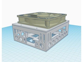 ruramps4d caso ventilador de 120mm 3d las impresoras Impresora debido 3d print model - Mito3D
