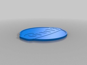 oil company gulf logo signs logos 3d print model - Mito3D