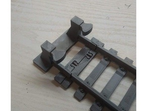 lego rails stop toys games city trains railways 3d print model - Mito3D