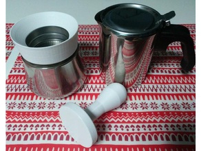 coffee maker supplies kitchen dining 30149839 tamper espresso ikea hack rdig 3d print model - Mito3D