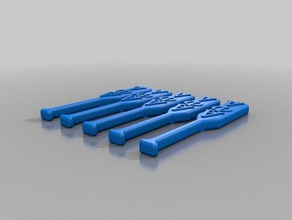alpha phi mini paddles 3d printing 3d print model - Mito3D