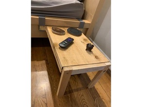 nightstand bed mount diy bedroom table 3d print model - Mito3D