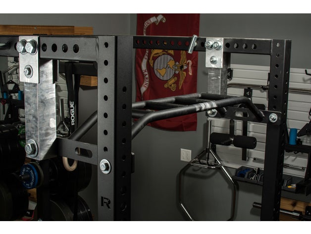 rogue xm-43m drop mount sport im freien fitness Kraftdreikampf power rack pullup 3D print model - Mito3D
