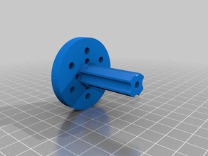 vex mecanum wheel pitsco hub mount robotics ftc 3d print model - Mito3D