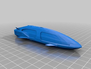 spaceshipmodel1 video Spiele 3d print model - Mito3D