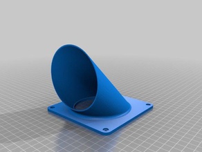 dremel d3 3d45 angle échappement de ventilation l'imprimante accessoires l'adaptateur cône digilab fan 3d print model - Mito3D