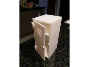 mini-school-Umkleide - Spielzeug Spiele container 3d print model - Mito3D