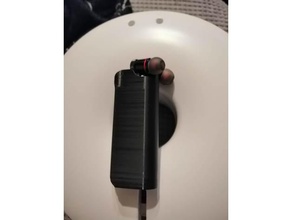 adaptador cable de organizador el audio para enrollar los auriculares auricular caso botón titular 3d print model - Mito3D