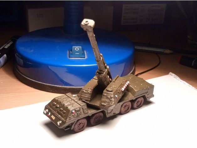 dana shkh vz 77 tatra autopropulsados howitzer modelos 3D print model - Mito3D