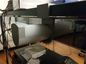 usm desk headphone clip audio hanger screwless haller 3d print model - Mito3D