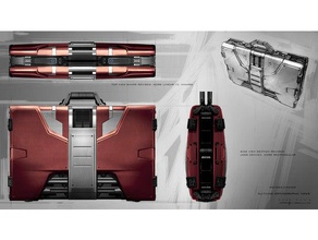iron man mkv suitcase props ironman 3d print model - Mito3D