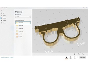 doctor extraño eslinga de anillo 3d la impresión primera thingi 3d print model - Mito3D