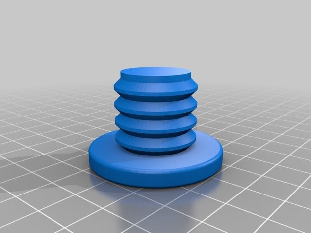 tube cap parts 3D print model - Mito3D