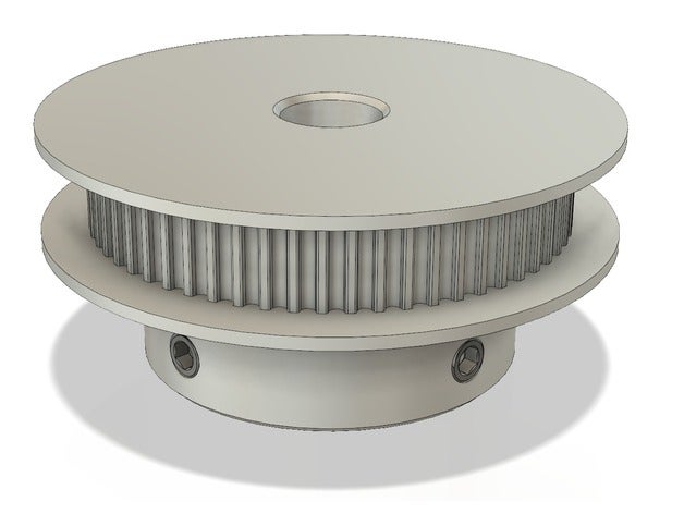 gt2 puleggia 3d la stampante parti autodesk fusion 360 cr-10 cr-10s creality fusion360 cintura openbuilds 3D print model - Mito3D