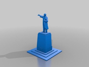 erich-naumann-statue Kunst designspark prop Skulptur Skulpturen 3d print model - Mito3D