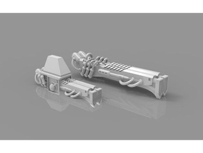 dreadnought-sonic blaster Modelle contemptor leviathan redemptor warhammer 40k 3d print model - Mito3D