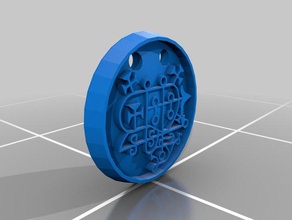 amulet berith jewelry 3d print model - Mito3D